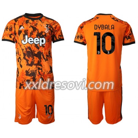 Juventus Paulo Dybala 10 Treći Dječji Komplet Dresovi za Nogomet 2020-2021 (+ kratke hlače)